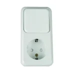 Anco Austin falon kívüli beltéri 106+2p+f váltókapcsoló + dugalj IP20 321118 Ne maradj le