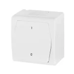 Elektro-Plast Hermes 102 2 pólusú kapcsoló falon kívüli vízmentes IP44 KIVÁLÓ MINŐSÉG! KÜLTÉRI! Végkiárusítás