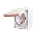 Legrand Kontállux 2P+F falon kívüli dugalj csatlakozóaljzat fehér IP44 Daf 2-162 kv 083913 Azonnali szállítás