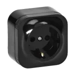 Különleges ajánlat Orno Todo falon kívüli dugalj fekete 2P+F csatlakozóaljzat IP20 OR-OE-7205(GS)/B