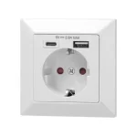 Anco konnektor 2P+F dugalj 2,8A USB csatlakozóval 321604 Nézd meg most