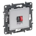 Legrand Niloé Step hangszóró csatlakozóaljzat alumínium 863385 Utolsó esély