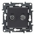 Legrand Niloé Step TV-R-SAT végzáró csatlakozóaljzat 10 dB fekete 863579 Korlátozott ajánlat