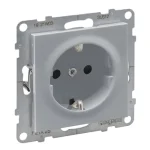 Legnépszerűbb Legrand Suno 2P+F csatlakozóaljzat dugalj (csavaros) keret nélkül aluminium 721325