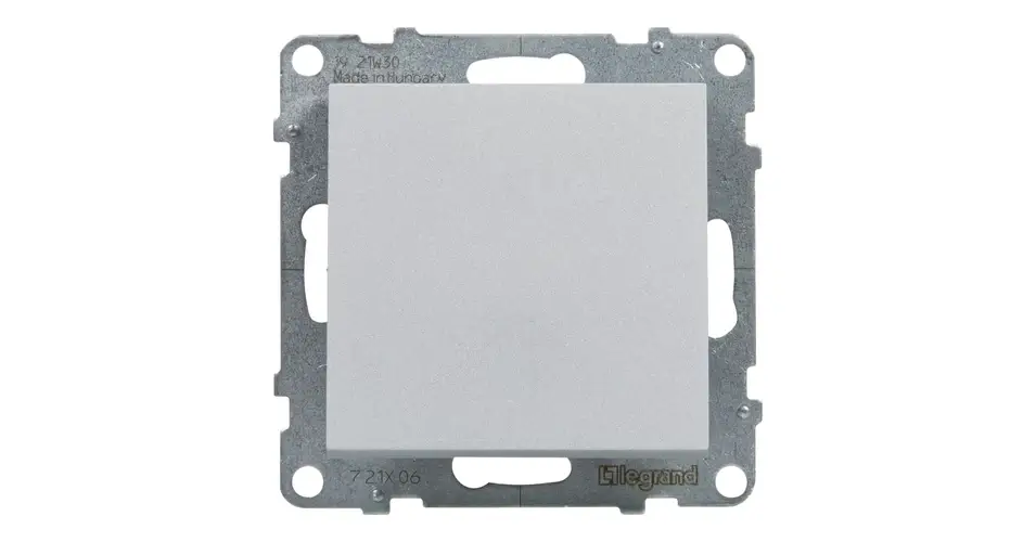 Legrand Suno 106 váltókapcsoló 10AX, aluminium keret nélkül 721306 Kedvezményes ár