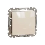Schneider Sedna Design egypólusú nyomó (101N) bézs SDD112111 Árengedmény