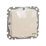 Gyors kiszállítás Schneider Sedna Design egypólusú kapcsoló (101) bézs IP44 SDD212101