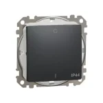Schneider Sedna Design kétpólusú kapcsoló (102) antracit IP44 SDD214102 Árengedmény