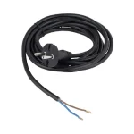 Anco flexo kábel 3m szerelhető hálózati gumi csatlakozó fekete GT H05RR-F 2x1,5 mm2 321658 Exkluzív ajánlat
