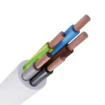 Bestseller MT 5x1,5 mm2 kábel sodrott réz vezeték fehér 1m tekercs H05VV-F