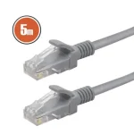 Szerelt vezeték UTP 8P/8C Cat.5e dugó - 8P/8C Cat.5e dugó 5m Patch kábel Gyors szállítás