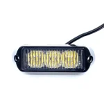 Gyors szállítás Led Cree figyelmeztető lámpa, 9W, 12-24V narancssárga, Ip67 [L2285-ALR]