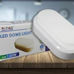 Újdonság LED mennyezeti/fali lámpa 8W, 560Lm, IP54, fehér