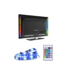 LED szalag TV-hez, RGB, vezérléssel, 2x50cm [WM504] Olcsó