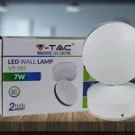 Expressz szállítás LED FALI LÁMPA 7W (770 LM), IP65, FEHÉR