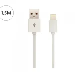 iPhone USB Lighting kábel, MFI tanúsítvánnyal, 1,5 m, fehér Biztonságos vásárlás