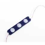 Gyors szállítás LED MODUL 1.5W (120lm), 3xLED, SMD2835, IP67, kék