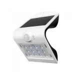 LED napelemes utcai lámpa mozgásérzékelővel 1.5W (220lm), Ip65, fehér Végkiárusítás