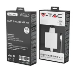 Csak ma Gyorstöltő készlet utazási adapterrel + USB-C kábellel, fehér színben