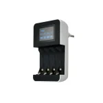Ajánlat Solight töltő LCD kijelzővel, AC 230V, 450mA, 4 csatorna, AA/AAA, mikroprocesszor vezérlésű (DN25) [DN25]