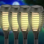 Ne maradj le Solar LED süllyesztett lámpa lángja 1W, 2200K, IP44, 4 db-os csomag