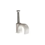 Solight kábelcsipeszek, 7mm átmérő, fehér, 100db [1P62] Szuper ajánlat