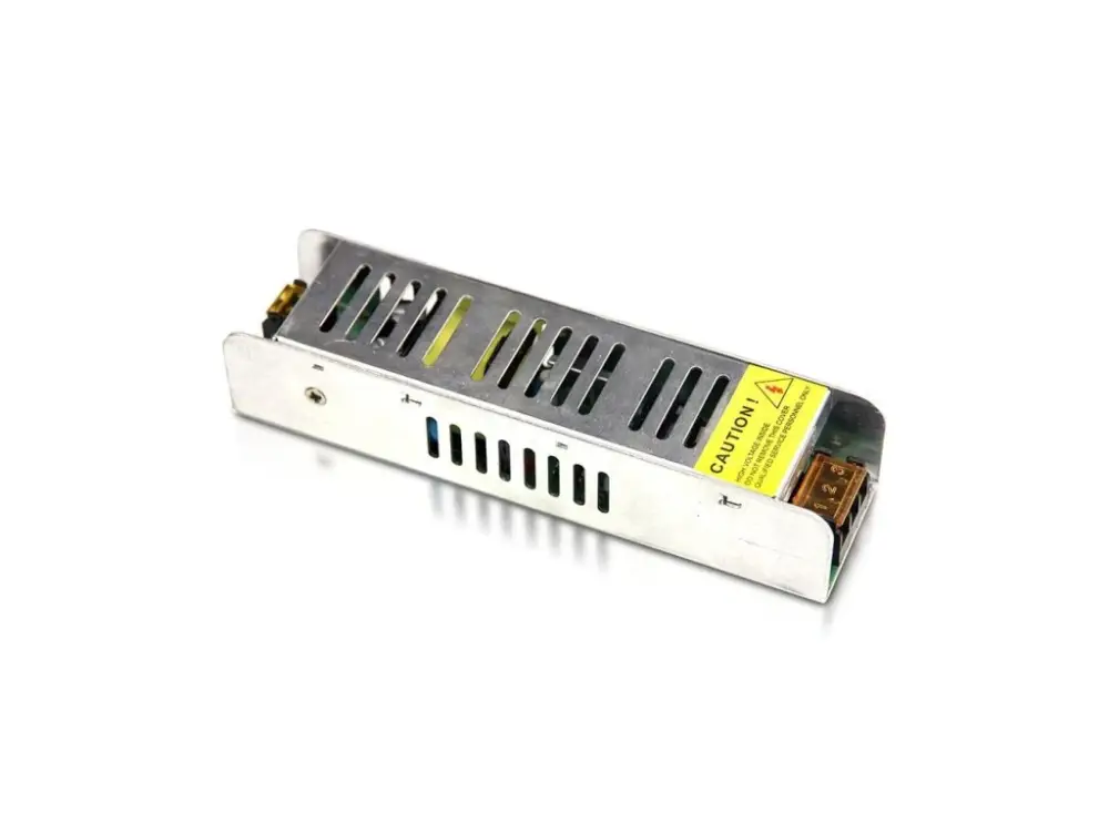 Olcsó 25W LED Slim fém tápegység LED csíkokhoz, 12V, IP20