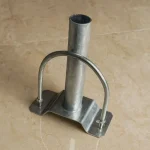 300 mm-es betonoszlophoz + rögzítőelemek, 48 mm átmérőjű, 5°-os, horganyzott, horganyzott [SLB-300,48] Azonnali szállítás