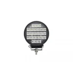 Prémium LED munkalámpa kapcsolóval, kerek, 24W, 3600LM, 24xLED, 12/24V [L0157]
