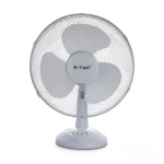 Szuper akció Asztali ventilátor 40W, 34cm átmérő, 3 lapát, 3 sebességfokozat, fehér színű