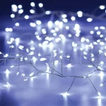 Vedd meg most LED dekorációs láncfüzér 2.5m, 50LED, 3xAA, hideg fehér, funkció nélkül, ezüst színű [X01502117]