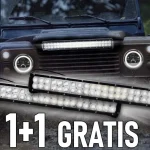 LED Munkalámpa 80W, 5000lm, 12/24V, 6000K, IP67, 1+1 gratis! [LB0034] Biztonságos fizetés