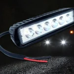 LED munkalámpa 18W, 1680lm, 6xLED, 12V/24V, IP67 [L0097S-B] Prémium