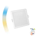 SMART beépített LED panel 12W, 1150lm, CCT+DIM, négyzet [SLI038019CCT] Vásárlói kedvenc