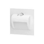 Vedd meg online Lépcsőház LED -es lámpa PIR és szürkületi érzékelővel 1,5W, 30 lm, 12V, fehér, 4000K [AD-OS-6164LR4/W]