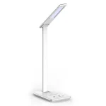 Expressz szállítás LED asztali lámpa 4W, 500lm, szabályozható, CCT +, vezeték nélküli töltés, fehér