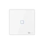 Bestseller Sonoff vezeték nélküli fali kapcsoló 433MHz tápegység 2xCR2032 (nem tartozék) 1 csatornás fehér [T2EU1C-RF]