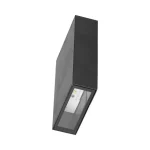 Vásárlói kedvenc LED téglalap alakú fali lámpa, 4W, 400lm, 41°, IP65, fekete