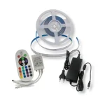 Biztonságos vásárlás Szett LED szalag 5m COB RGB 24V + táp + vezérlés