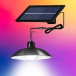 Prémium Superfire napelemes függőlámpa távirányítóval. vezérlés, max. 6 W, 2200 mAh, IP44 [FF10-B]
