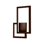 LED fali lámpa 20W 2400LM barna-piros CORTEN IP20 Expressz szállítás