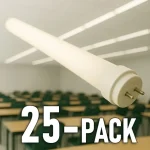 LED cső T8, 18W, 1850lm, G13, üveg, 120cm/25-PACK! Csak ma