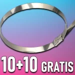 Legnépszerűbb Fém szorítószalag 4,6x250mm, 10+10 gratis! [11189