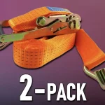 Szorítószalag racsnival, szalag szélessége 50 mm, hossza 10 m, teherbírása 5 tonna/2-PACK! [AKC5010] Vásárlói kedvenc