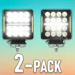 LED munkalámpa + LED szalag, 20W+1,5W, 1717lm, 16xLED, 12/24V, IP67/2-PACK! [L0181] Kedvezmény