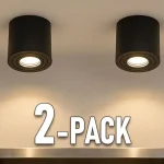 CHLOE vízálló süllyesztett lámpatest, GU10, IP65, fekete/2-PACK! [SLIP005034] Rendeld meg most