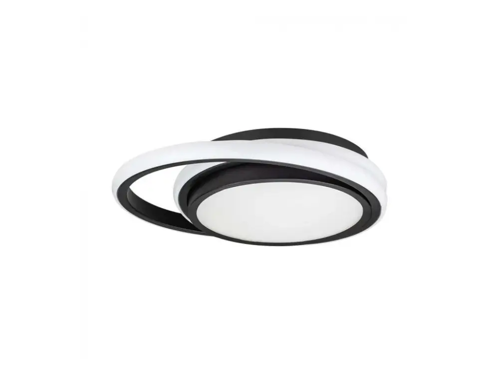 Legkelendőbb Design LED-es lámpatest 24W 2560LM fekete IP20 4000K