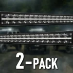 Vedd meg most Első LED lámpa + pozíció (hideg+sárga) 140W+13W, 12212LM+612LM, 12/24V, IP67, DT csatlakozó/2-PACK! [LB0098]