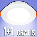 LED line LITE süllyesztett LED panel MOLLY 9W, kerek, 1+1 gratis! Gyors szállítás