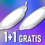 LED beépített panel tápegységgel 24W, 2500lm, kerek, 1+1 gratis! Árcsökkenés